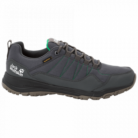 Полуботинки мужские Jack Wolfskin Maze Texapore Low M dark steel / green