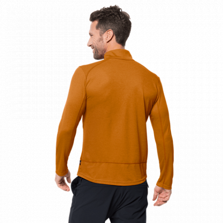 Пуловер мужский Jack Wolfskin Sky Range Halfzip M rusty orange