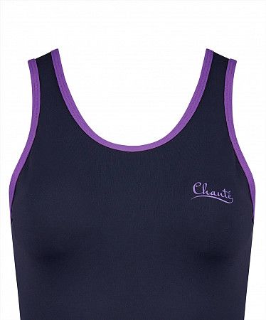 Майка гимнастическая детская Chanté Daniela CH210302020501K полиамид Black/Purple