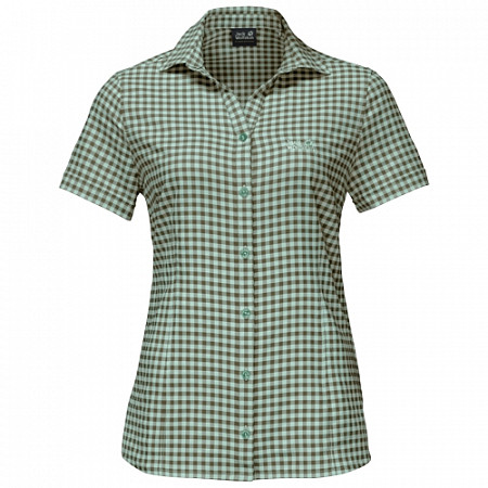 Рубашка женская Jack Wolfskin Kepler Shirt Women delta green checks
