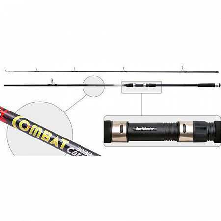 На картинке изображен Удилище штекерное угольное карповое 2 колена Surf Master Combat Carp IM6 SM-3038S-330 Удилище штекерное угольное карповое 2 колена Surf Master Combat Carp IM6 SM-3038S-330