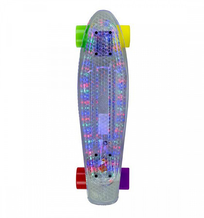 Penny board (пенни борд) Maxcity Plastic Board LED Small Multicolor