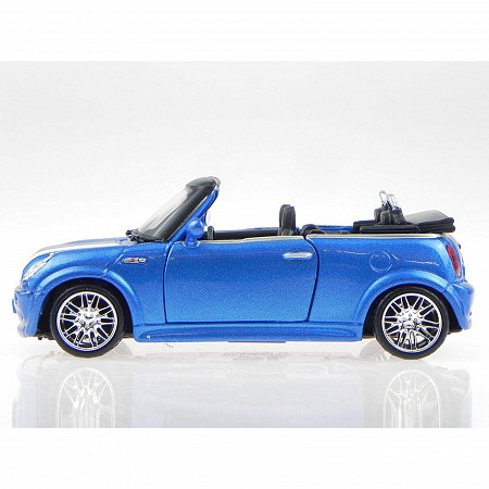 Коллекционная машина Bburago 1:32 MINI Cooper S Cabrio (18-43041) blue