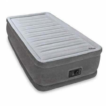 На картинке изображен Матрас-кровать Intex Twin Comfort-Plush 64412 Матрас-кровать Intex Twin Comfort-Plush 64412