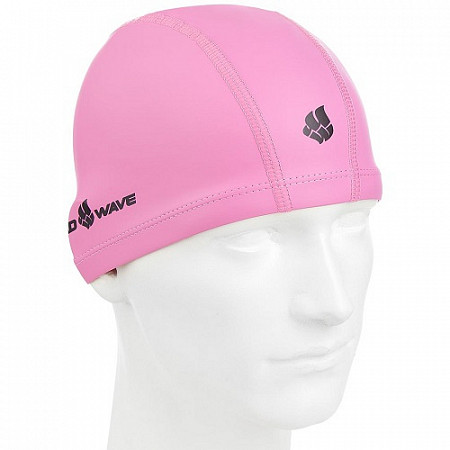 Шапочка для бассейна (плавания) взрослая Mad Wave PUT Coated pink