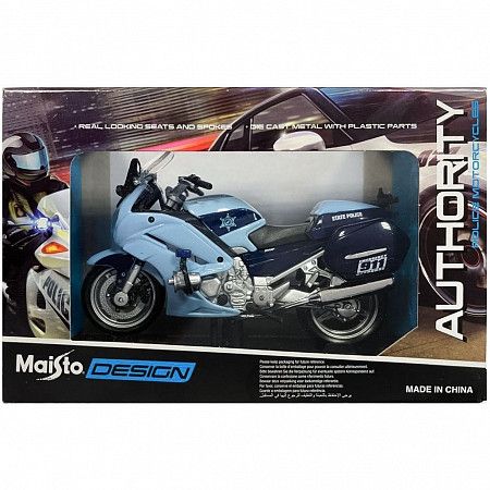 Масштабная модель мотоцикла Maisto 1:18 Yamaha FJR1300A (32306) light blue/black