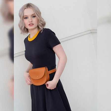 Поясная сумка женская Ors Oro OMS-0152 orange