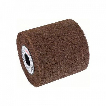 На картинке изображен Ламельный шлифвалик нетканый средний Bosch 100x100x19 мм 2608000603 Ламельный шлифвалик нетканый средний Bosch 100x100x19 мм 2608000603