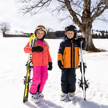Брюки детские Jack Wolfskin Powder Mountain Pants Kids pink fuchsia