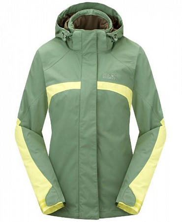 На картинке изображен Куртка женская Jack Wolfskin Topaz II Jacket Women green Куртка женская Jack Wolfskin Topaz II Jacket Women green