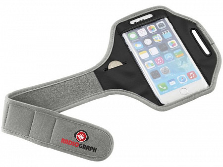 Наручный чехол Gofax для смартфонов с сенсорным экраном 10041003 Grey