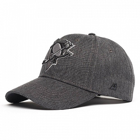 Бейсболка Atributika&Club NHL Pittsburgh Penguins 31154 grey