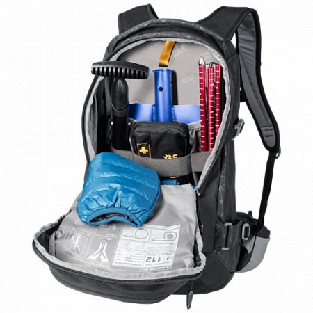 Спортивный рюкзак Jack Wolfskin Kamui 24 Pack black grid 2007981-8089