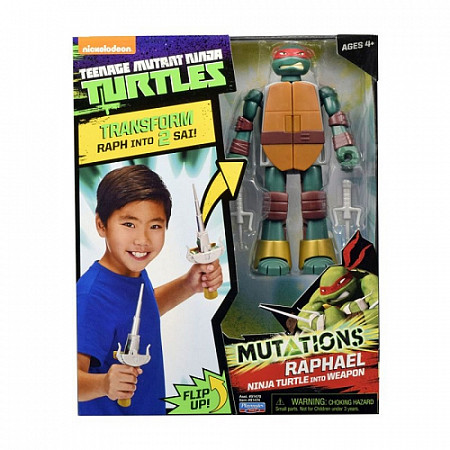 Фигурка Turtles Черепашка-оружие трансформер, Рафаэль, Mutation 91474