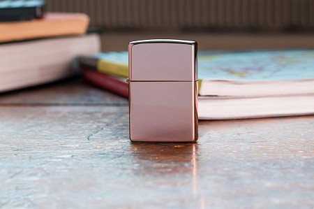 Зажигалка Zippo Classic High Polish Rose Gold 49190