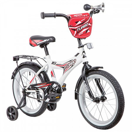 Велосипед Novatrack Turbo 16" (2019) White 167TURBO.WT9