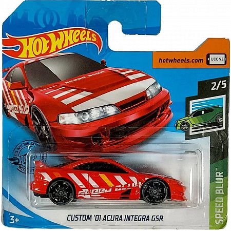 Машинка Hot Wheels Базовой коллекции Custom 01 Acura Integra GSR 97/250 (5785 GHF43) mainline 2020