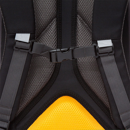 Рюкзак школьный GRIZZLY RB-156-2 /2 black/grey
