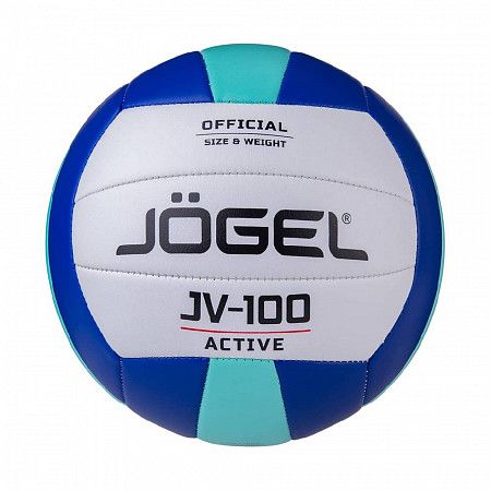 Мяч волейбольный Jogel JV-100 blue/mint №5