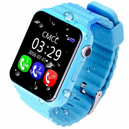 На картинке изображен Смарт часы Wonlex Smart Age Watch GW800S blue Смарт часы Wonlex Smart Age Watch GW800S blue