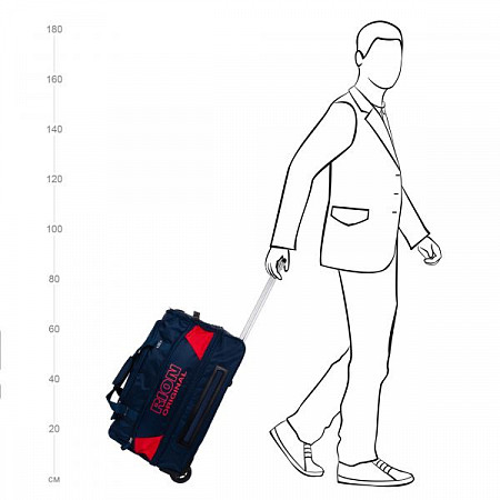 На картинке изображен Дорожная сумка Rion А145 black Дорожная сумка Rion А145 black