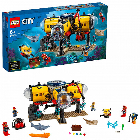 Конструктор LEGO City Океан: исследовательская база 60265