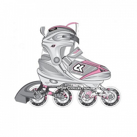 Роликовые коньки Спортивная коллекция Iq pink