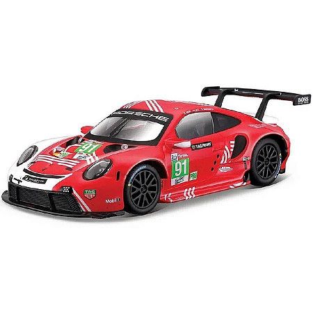 На картинке изображен Машинка Bburago 1:24 Porsche 911 RSR LM 2020 (18-28016) Машинка Bburago 1:24 Porsche 911 RSR LM 2020 (18-28016)