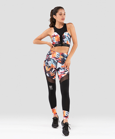 Женские спортивные тайтсы FIFTY Aflame FA-WH-0206-910 print