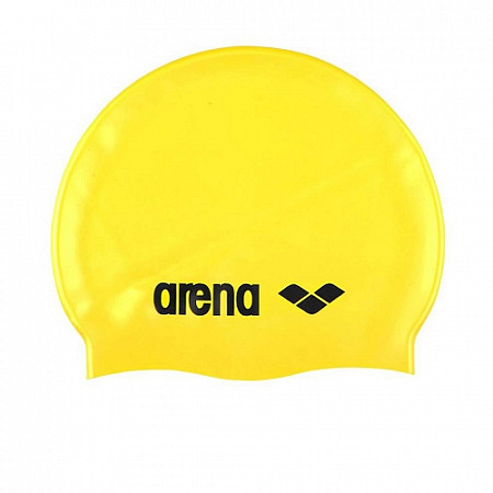 Шапочка для плавания Arena Classic Silicone Cap 91662 35 yellow/black