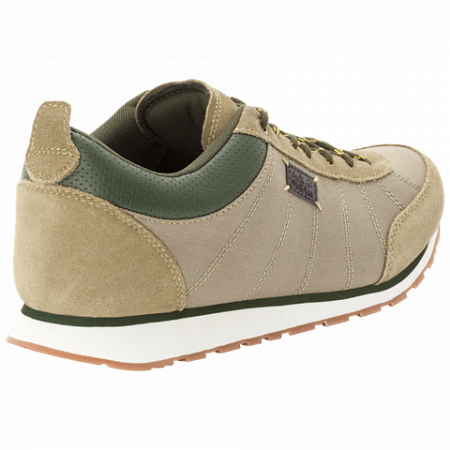 На картинке изображен Полуботинки мужские Jack Wolfskin Mountain Dna Low M khaki / dark moss Полуботинки мужские Jack Wolfskin Mountain Dna Low M khaki / dark moss