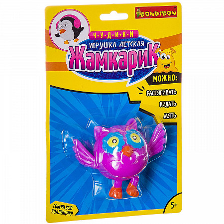 Игрушка детская Bondibon Чудики Жамкарик Сова ВВ2503