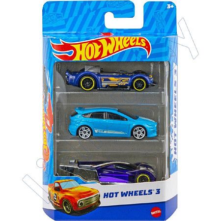 Набор машинок Hot Wheels 3 шт. (K5904 №108)