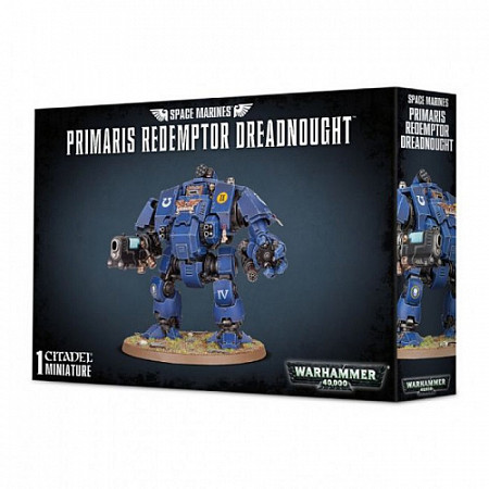 На картинке изображен Фигурка Games Workshop Warhammer: Easy to Build Primaris Redemptor Dreadnought 48-87 Фигурка Games Workshop Warhammer: Easy to Build Primaris Redemptor Dreadnought 48-87