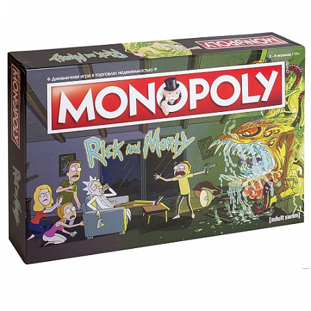 Настольная игра Hobby World Монополия Рик и Морти Премиум серия