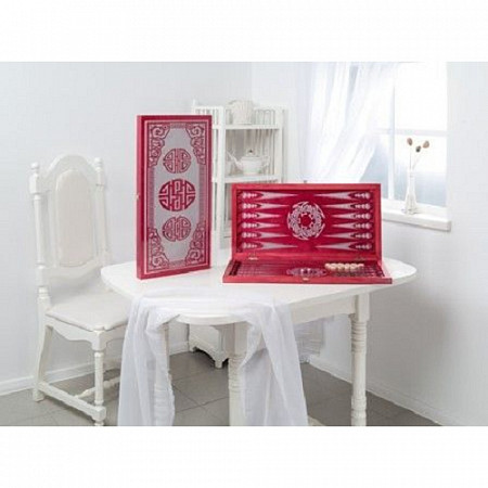 На картинке изображен Нарды большие Китайский орнамент 600x300x40 152-17 Нарды большие Китайский орнамент 600x300x40 152-17