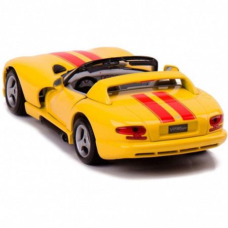 Коллекционная машина Bburago 1:24 Dodge Viper RT/10 (18-22024) yellow