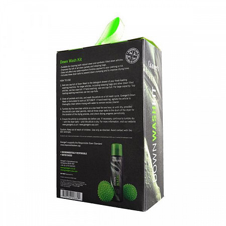 Набор Стирка для пуха Grangers Down Wash Kit + 3 мячика 300 мл 