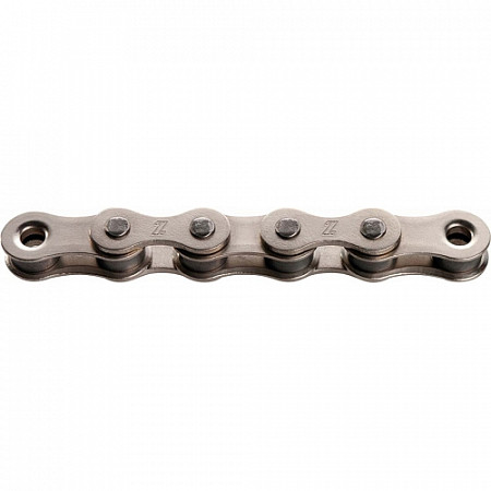 На картинке изображен Велоцепь KMC Z510, 1 скорость, 1/8", 112 links, silver BXZ51S12 Велоцепь KMC Z510, 1 скорость, 1/8", 112 links, silver BXZ51S12