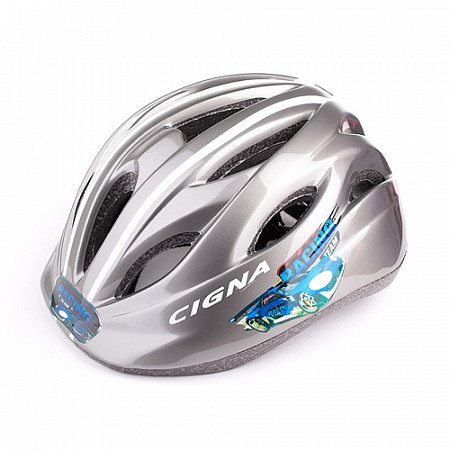 На картинке изображен Велошлем детский Cigna Out-Mold WT-021 black/grey Велошлем детский Cigna Out-Mold WT-021 black/grey
