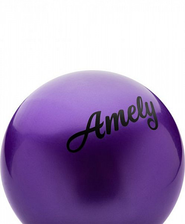 Мяч для художественной гимнастики Amely AGB-101 15 см purple