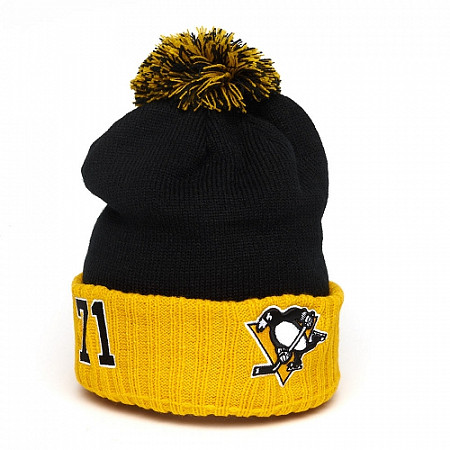 Шапка Atributika&Club NHL Pittsburgh Penguins 59255 black/yellow