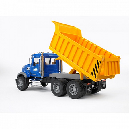 На картинке изображен Игрушка Bruder Самосвал MACK 02-815 Игрушка Bruder Самосвал MACK 02-815