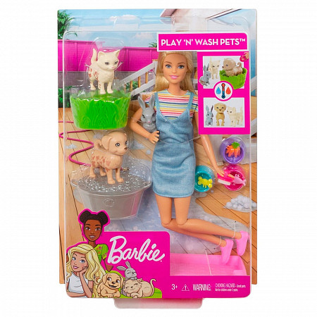 Кукла Barbie Домашние Питомцы FXH11