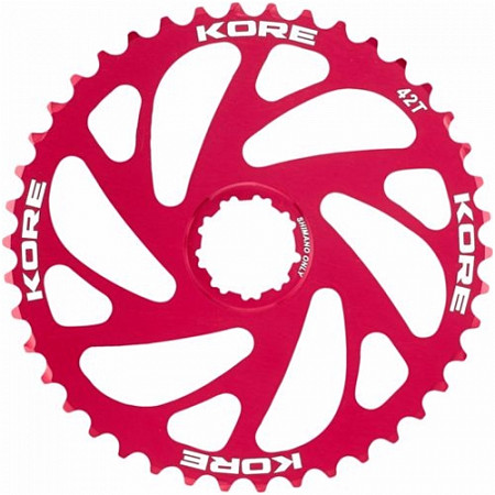 Звезда задняя Kore Rear Sprocket 42T red KCRR0142RAT