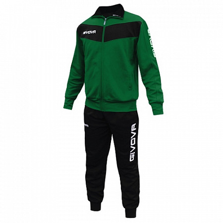 Спортивный костюм для мужчин Givova Visa TR018 green/black