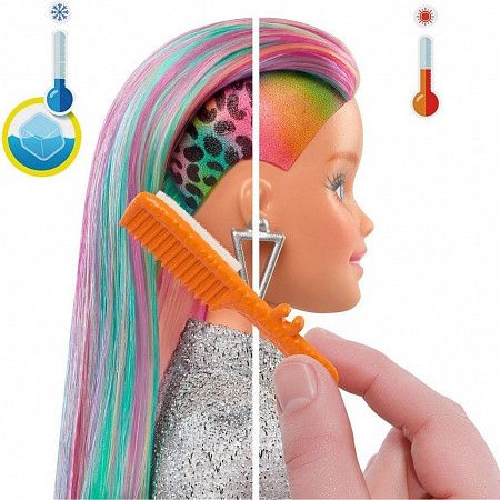 Кукла Barbie с разноцветными волосами (GRN81)