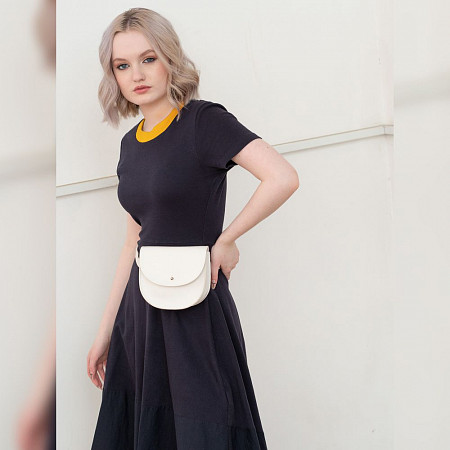 Поясная сумка женская Ors Oro OMS-0152 white