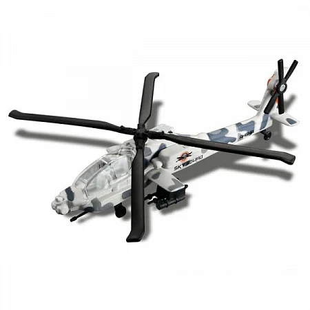 Игрушка Maisto Военная авиатехника AH-64 Apahe (15353) white