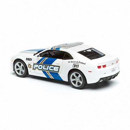 Масштабная модель автомобиля Maisto 1:24 Шевроле Камаро полиция (31208) white/blue